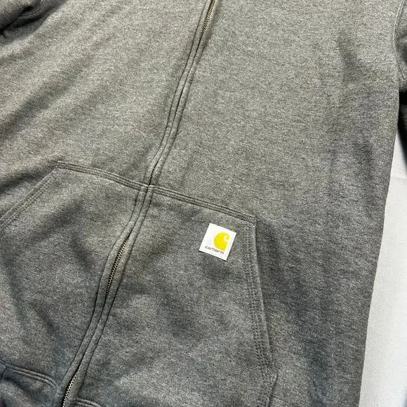 Carhartt Gray Lightweight Hoodie Jacket - Picture 7 of 7